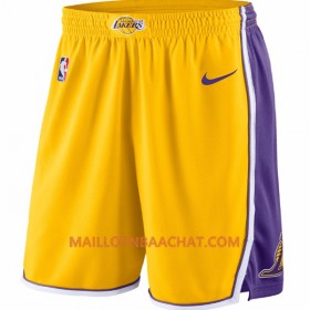 Los Angeles Lakers Homme Shorts Or Nike Swingman